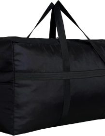 Extra Large Storage Duffle Bag with Zippers and Handles, Big Foldable Duffle Bag for Travel